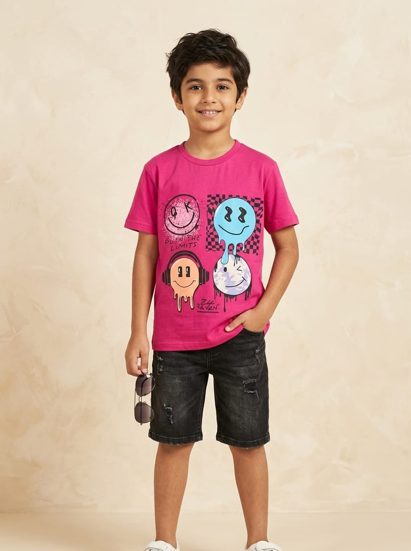 Happy Faces Graphic T-Shirt