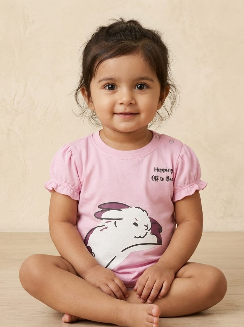 Hopping Bunny Baby T-Shirt
