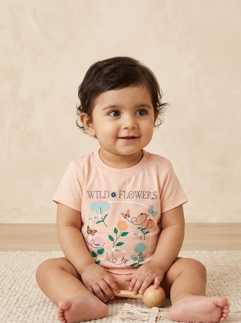 Wild Flowers Baby T-Shirt