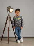 Too Fast Club Kids Sweatshirt – Charcoal Grey